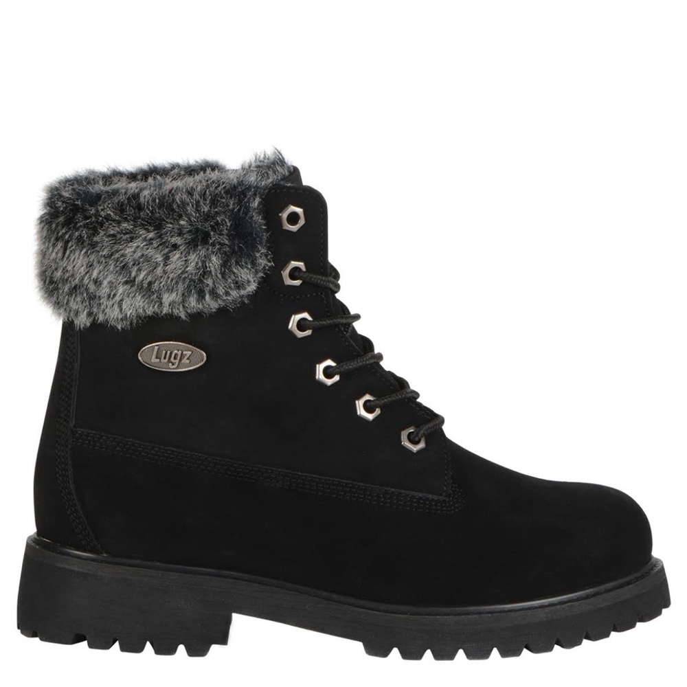 Lugz Women Boot Size 5.5 Black Classic Lace Up NWT